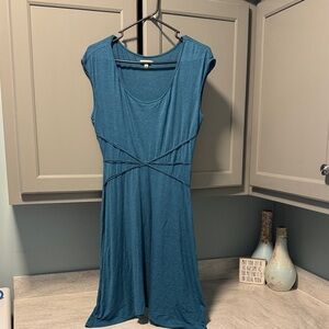 Max Studio Blue Knit Top